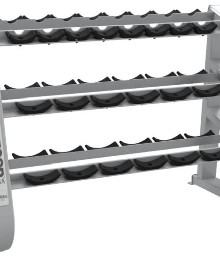 美国必确Precor Icarian哑铃架 （10对） Three-tier dumbbell rack