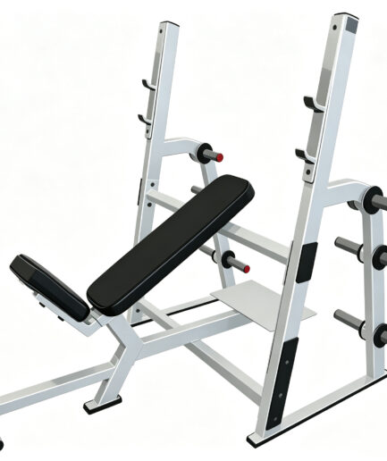 美国星驰STAR TRAC 上斜推胸 Olympic Bench Incline 方管