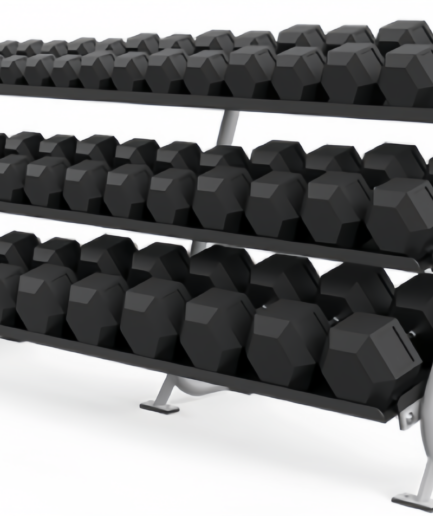 美国乔山Matrix 哑铃架（15对） Three-tier dumbbell rack
