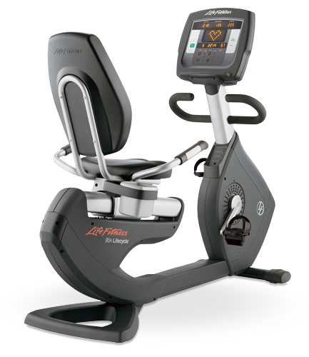 美国力健LifeFitness 卧式单车 Recumbent bike 按键屏