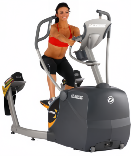美国傲克 Octane 侧滑机 Horizontal elliptical machine X- LX8000 按键屏 带哑铃